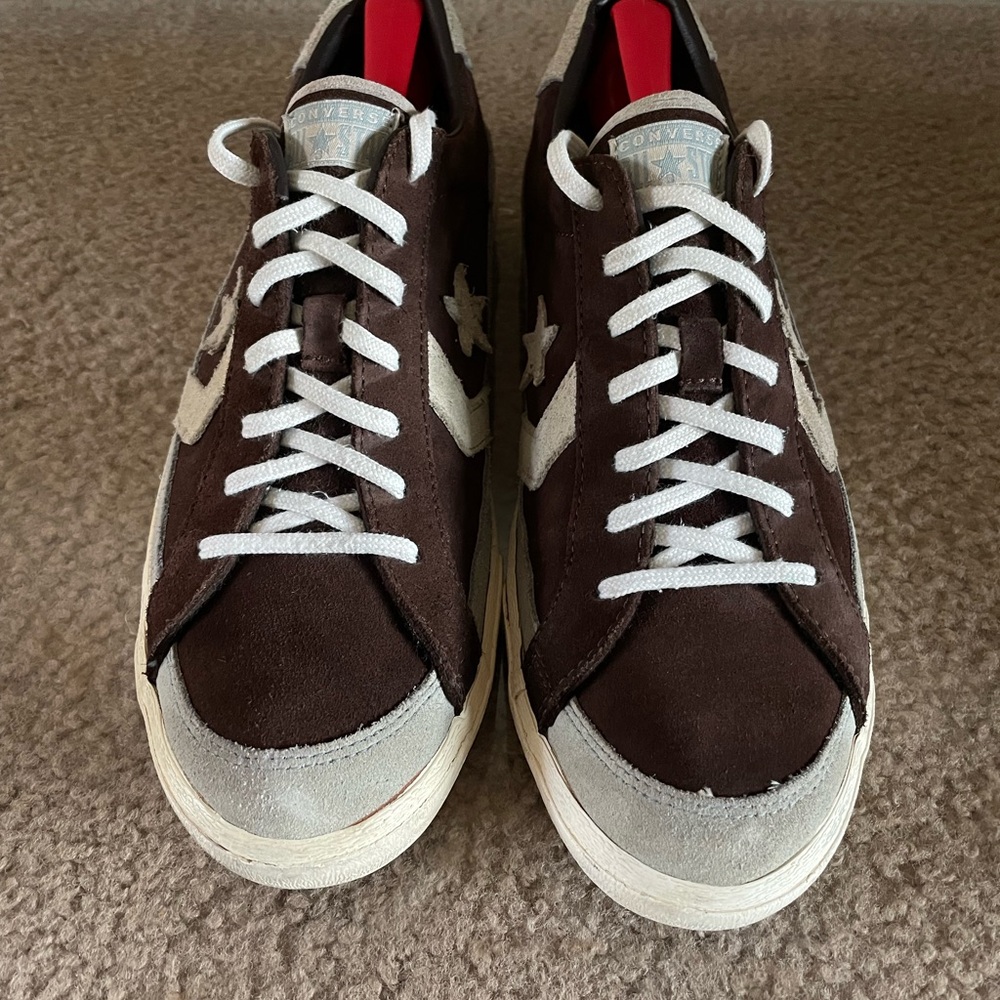 Converse Men's Brown and White Sneakers
